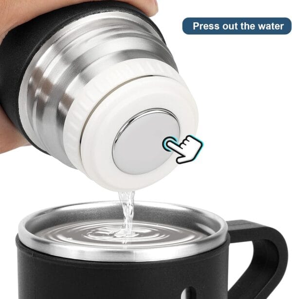 Vacuum Flask Set 500ml – 3 Cups & FREE Gift Bag