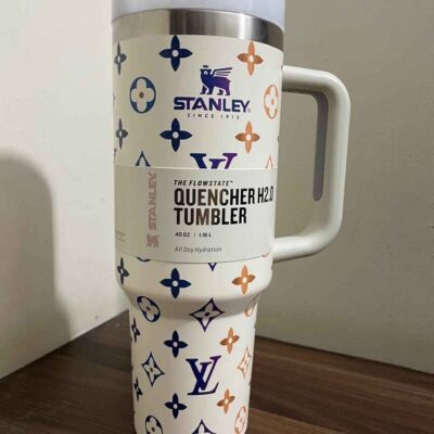 Tumbler Quencher H2.0 - White Edition, Premium Quality with Box, 6-8 Hours Hot/Cold