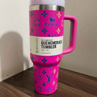 Tumbler Quencher H2.0 - Pink Edition, Premium Quality with Box, 6-8 Hours Hot/Cold